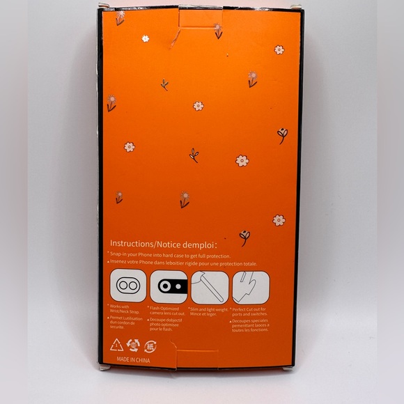 iPhone 14 Pro Case - Blue Heart w beaded wrist strap - Picture 8 of 8